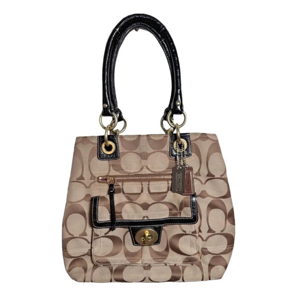 Coach Signature Sufflette Leather Tote